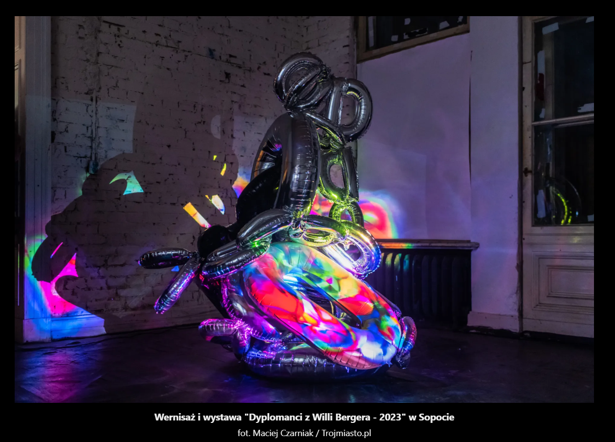 Wernisaż ASP we wnetrzach Willi Bergera w Sopocie